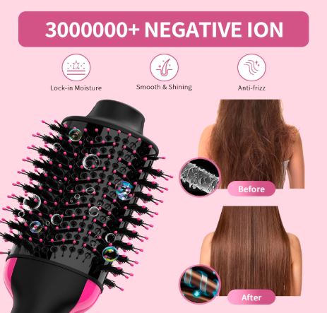 4-in-1 Hair Dryer Brush & Volumizer – Dry, Straighten, Style & Add Volume