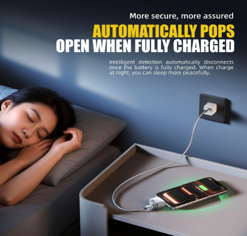 140W Smart Auto Type C Charging Eject Adapter