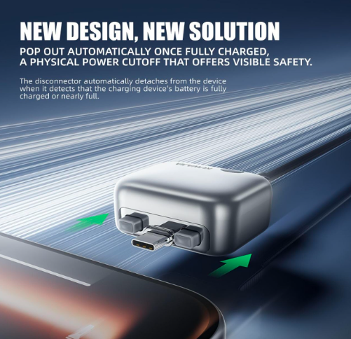 140W Smart Auto Type C Charging Eject Adapter