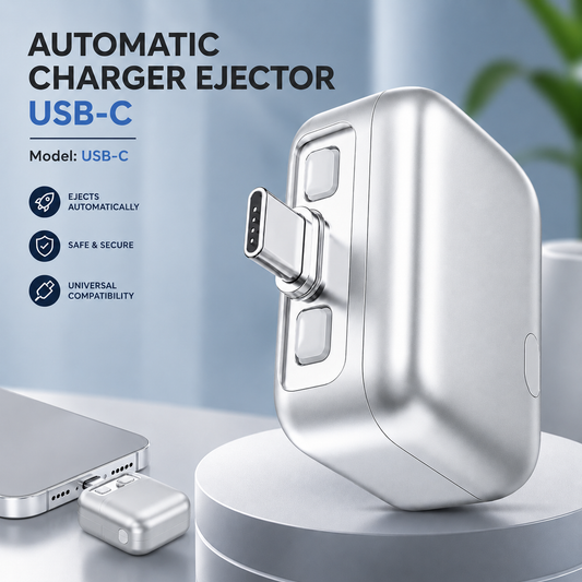 140W Smart Auto Type C Charging Eject Adapter