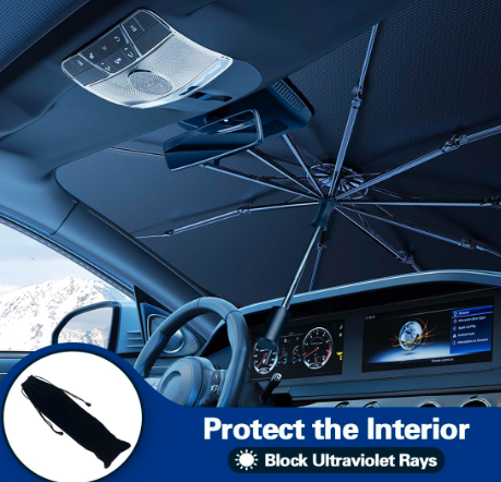 2026 Windshield Sun Shade Umbrella with UV Block Car